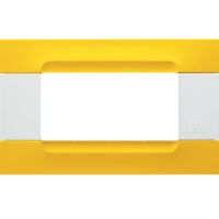 Nea - Kadra Bianca plate in lisbon yellow technopolymer 4 places