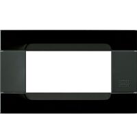 Nea - Kadra Anthracite metal plate 4 places black universe