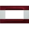 Nea - Kadra Bianca metal plate 4 places in metallic burgundy