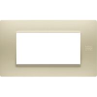 Nea - ivory 4-place Flexa technopolymer plate