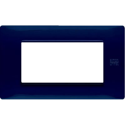 Nea - Placa de tecnopolímero Flexa azul de 4 plazas