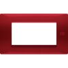 Nea - Placa de tecnopolímero Flexa roja de 4 plazas