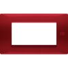 Nea - red 4-place Flexa technopolymer plate