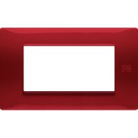 Nea - Placa de tecnopolímero Flexa roja de 4 plazas