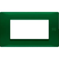 Nea - Green 4-place technopolymer Flexa plate