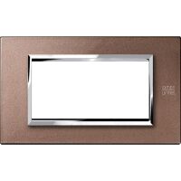 Nea - Expi plaque in polished bronze 4-place metal