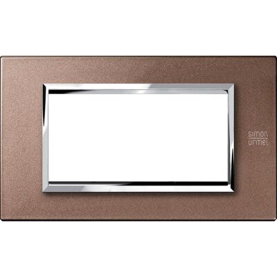 Nea - Expi plaque in polished bronze 4-place metal