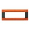 Nea - Kadra Anthracite plate in technopolymer 7 places san francisco orange