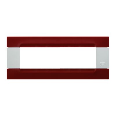 Nea - Kadra Bianca plaque in technopolymer 7 places Beijing red