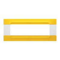 Nea - placca Kadra Bianca in tecnopolimero 7 posti giallo lisbona