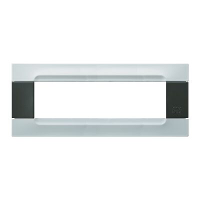 Nea - Assiette métal Kadra Anthracite 7 places vega blanc