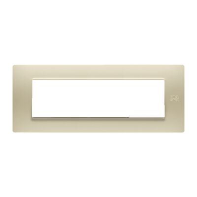 Nea - ivory 7-place Flexa technopolymer plate