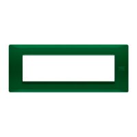 Nea - Placa Flexa de tecnopolímero verde de 7 plazas