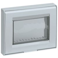 Vimar 13733.Q Idea 8000 - 3-place IP55 gray cover plate