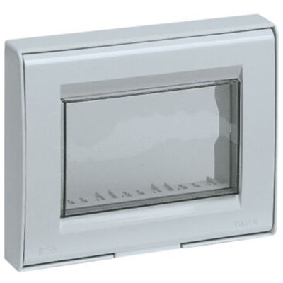 Vimar 13733.Q Idea 8000 - Placa 3 plazas IP55 gris
