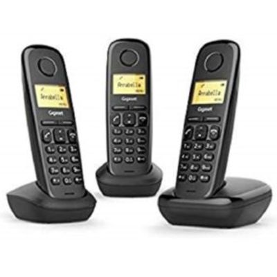 Cordless telephone A170TRIO black