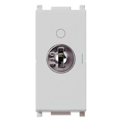 Plana Silver - interruptor de llave extraíble OFF