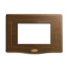 England Style 44 - 3 place walnut wood plaque