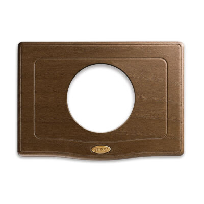 England Style 44 - placca Legno in legno 3 posti 1 presa noce
