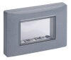 Arke Eikon Plana - Soporte granito gris IP55 con placa de 3 plazas