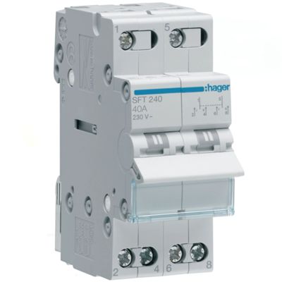 Switch 1-0-2 2P 40A 2M SFT