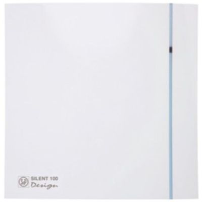 Aspiratore elicoidale da muro temporizzato SILENT-100 CRZ DESIGN