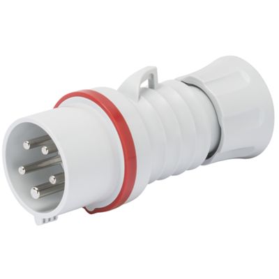 Toma volante roja 3P+T 16A 400V 6H IP44 CR