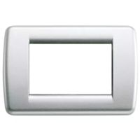 Idea - Rondò metal plate 3 places in metallic silver