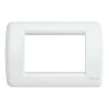 Idea - Rondò plate in white 3-seater metal