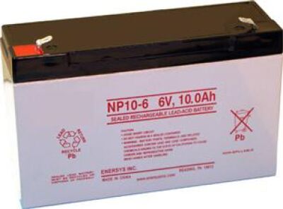 Rechargeable battery 6V 10 Ah