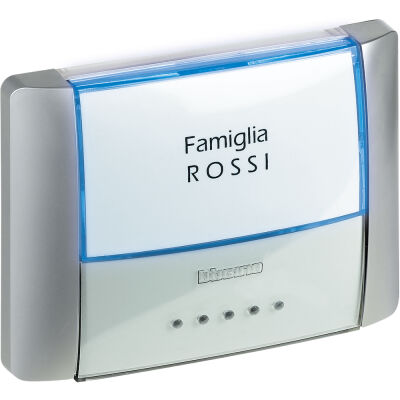 Pulsante targa campanello tech Idrobox plus