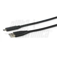 Cable USB de datos y alimentación - USB tipo C negro 1m
