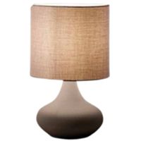 Lampada da tavolo con paralume 6504 tortora