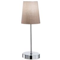 Table lamp with 6506 dove gray lampshade
