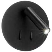 Enchufe 6702 aplique led negro