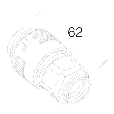 Disano 99804200 - gray quick coupling socket