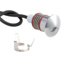 VISTA recessed spotlight in satin steel