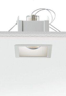 EASY QUADRO GU10 white recessed spotlight