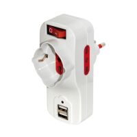 Arteleta RL.1045.B - Adaptateur multiple 10/16A avec USB