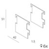 Embouts pour profil périmétrique P-40