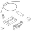 Novalux 16227.96 - kit 2 giunti e sospensioni THE PANEL 2
