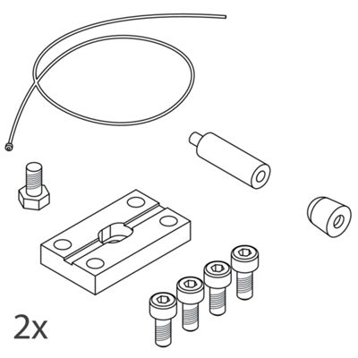Novalux 16227.96 - kit 2 giunti e sospensioni THE PANEL 2