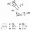 Novalux 16215.99 - THE PANEL 2 recessed spring kit