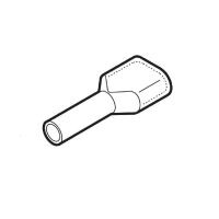 Tube double pré-isolé 2x0,75 mm2 gris