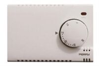 White built-in room thermostat MODULO 230V with indicator light