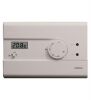 Thermostat d'ambiance mural blanc SLIM 230V réduction nuit