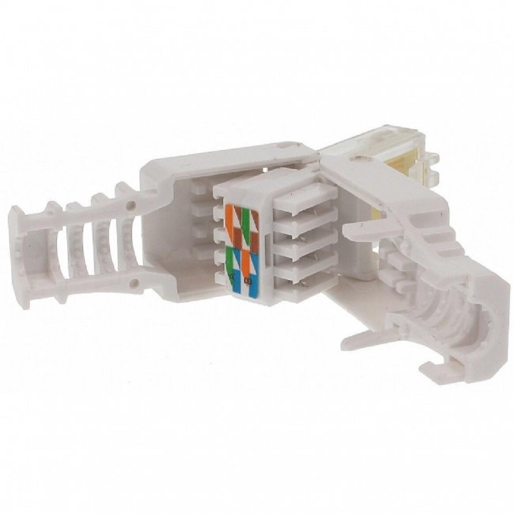 Intellinet 790482 - Connettore RJ45 UTP Cat.5/6 tooless con copriconnettore