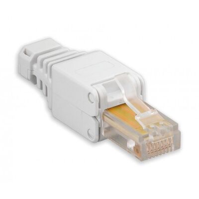 Conector Tooless RJ45 UTP Cat.5/6 con tapa de conector