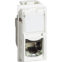 BTicino KW4279C6AS Living Now Blanco - Conector de transmisión de datos STP RJ45 cat.6A