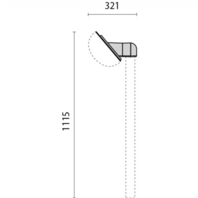 Prisma 000802 - CHIP OVAL shelf 25